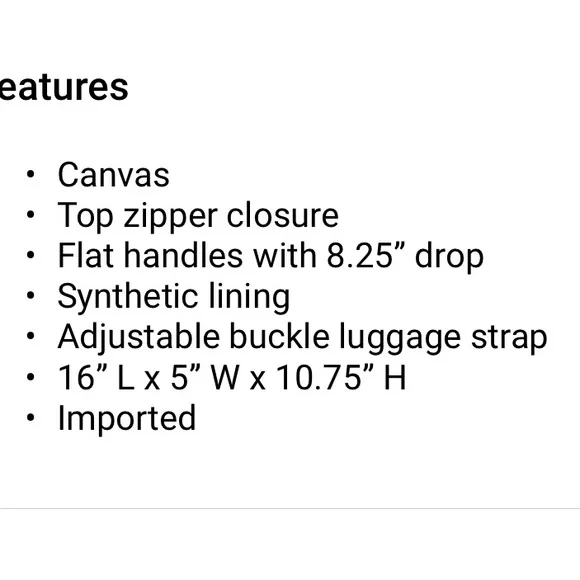 DSW Canvas Tote Bag NWT - Picture 3 of 6